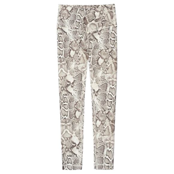 Victorias Secret Leggings Womens 12 Cloud Crossover Snake Ankle Pants Gray - Picture 11 of 15